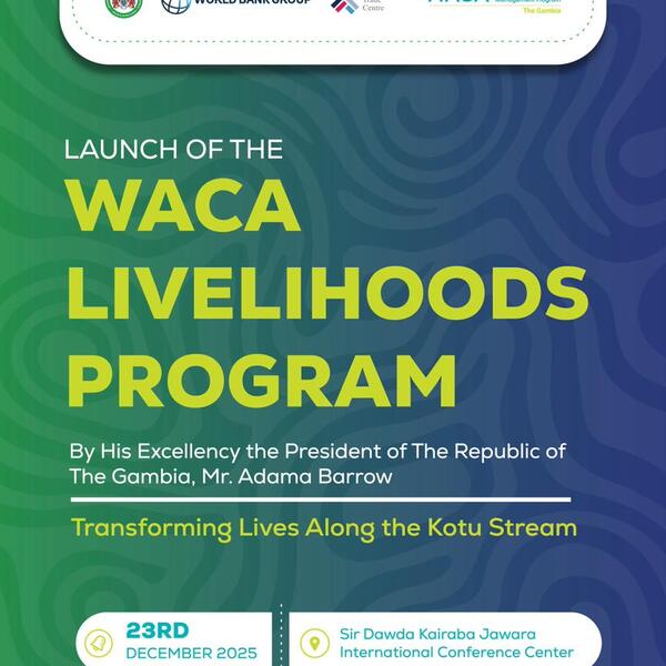 Launch of the WACA Livelihoods Program